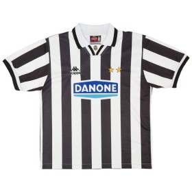Jalkapallo Peliasut Juventus 1994-95 Retro Koti Pelipaita Lyhythihainen